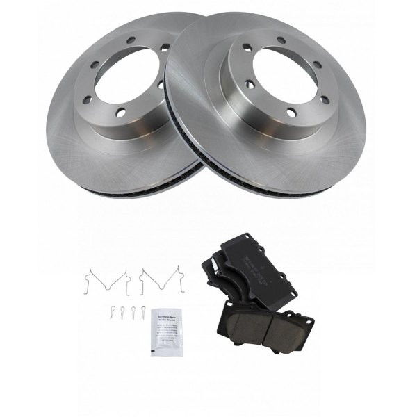 TRQ® BKA10683 - Front Disc Brake Kit with Ceramic Pads TRQ® BKA10683 - Front Disc Brake Kit with Ceramic Pads