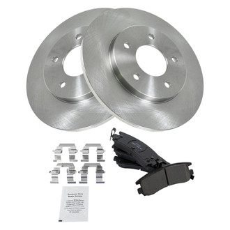 TRQ® - Rear Disc Brake Kit with Ceramic Pads