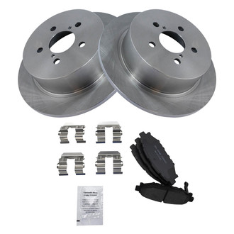 TRQ® - Rear Disc Brake Kit with Ceramic Pads