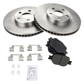 TRQ® - Front Disc Brake Kit with Ceramic Pads