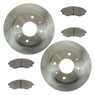 TRQ® - Front Disc Brake Kit with Ceramic Pads