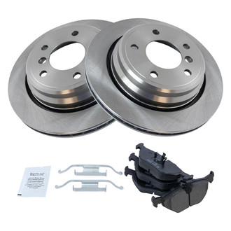 TRQ® - Rear Disc Brake Kit with Ceramic Pads