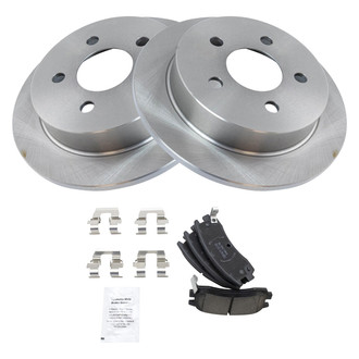 TRQ® - Rear Disc Brake Kit with Ceramic Pads