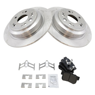 TRQ® - Disc Brake Kit with Semi-Metallic Pads