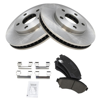 TRQ® - Front Disc Brake Kit with Ceramic Pads