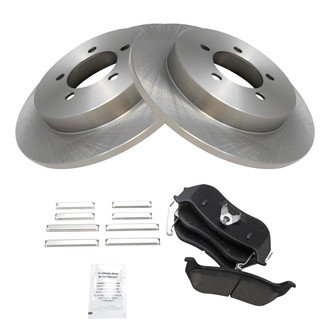 TRQ® - Rear Disc Brake Kit with Ceramic Pads