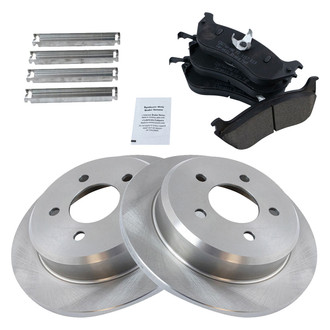 TRQ® - Rear Disc Brake Kit with Ceramic Pads