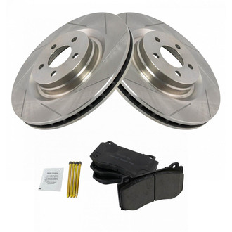TRQ® - Front Disc Brake Kit with Ceramic Pads