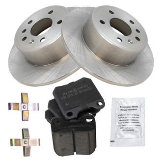 TRQ® - Rear Disc Brake Kit with Ceramic Pads