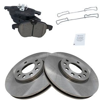 TRQ® - Front Disc Brake Kit with Ceramic Pads