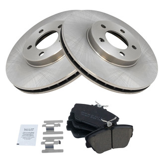 TRQ® - Front Disc Brake Kit with Ceramic Pads