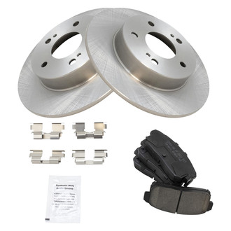 TRQ® - Rear Disc Brake Kit with Ceramic Pads