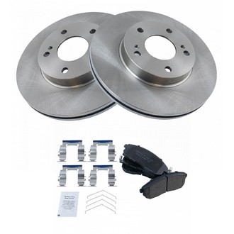 TRQ® - Front Disc Brake Kit with Ceramic Pads