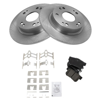 TRQ® - Rear Disc Brake Kit with Ceramic Pads