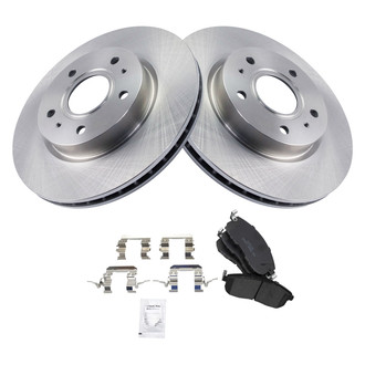 TRQ® - Front Disc Brake Kit with Ceramic Pads