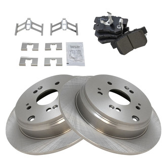 TRQ® - Disc Brake Kit with Semi-Metallic Pads