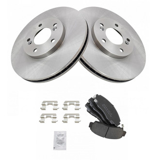 TRQ® - Disc Brake Kit with Semi-Metallic Pads