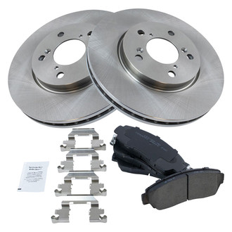 TRQ® - Front Disc Brake Kit with Ceramic Pads