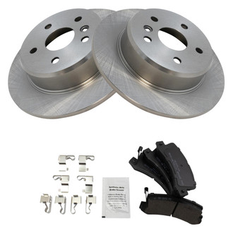 TRQ® - Disc Brake Kit with Semi-Metallic Pads