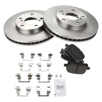 TRQ® - Front Disc Brake Kit with Ceramic Pads