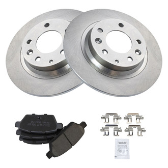 TRQ® - Rear Disc Brake Kit with Ceramic Pads