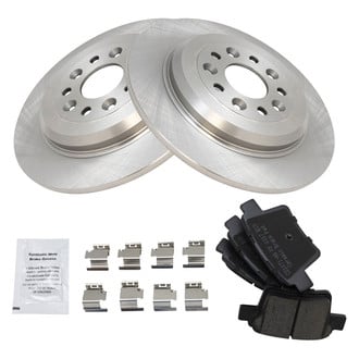 TRQ® - Rear Disc Brake Kit with Ceramic Pads