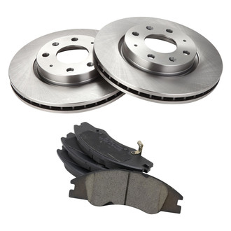 TRQ® - Front Disc Brake Kit with Ceramic Pads