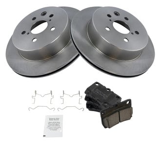 TRQ® - Rear Disc Brake Kit with Ceramic Pads