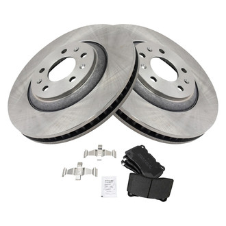 TRQ® - Disc Brake Kit with Semi-Metallic Pads