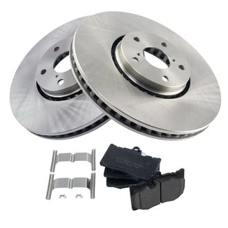 TRQ® - Front Disc Brake Kit with Ceramic Pads