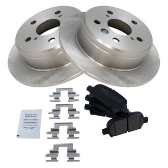 TRQ® - Rear Disc Brake Kit with Ceramic Pads