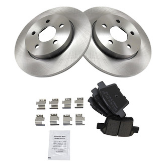 TRQ® - Rear Disc Brake Kit with Ceramic Pads