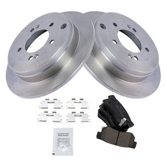 TRQ® - Rear Disc Brake Kit with Ceramic Pads