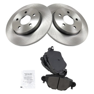 TRQ® - Rear Disc Brake Kit with Ceramic Pads