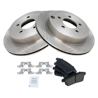 TRQ® - Rear Disc Brake Kit with Ceramic Pads