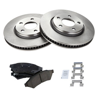 TRQ® - Front Disc Brake Kit with Ceramic Pads