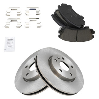 TRQ® - Front Disc Brake Kit with Ceramic Pads