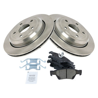 TRQ® - Rear Disc Brake Kit with Ceramic Pads