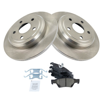 TRQ® - Rear Disc Brake Kit with Ceramic Pads