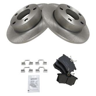 TRQ® - Rear Disc Brake Kit with Ceramic Pads