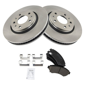 TRQ® - Disc Brake Kit with Ceramic Pads