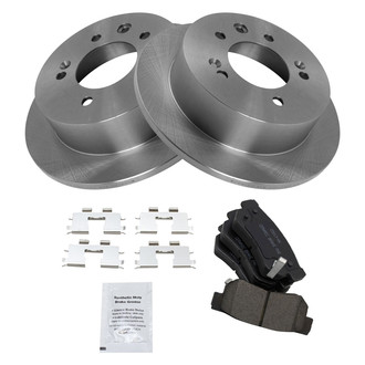 TRQ® - Rear Disc Brake Kit with Ceramic Pads