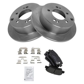 TRQ® - Rear Disc Brake Kit with Ceramic Pads