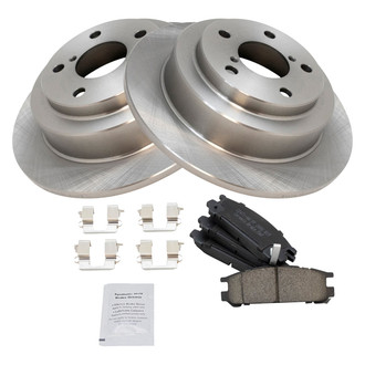 TRQ® - Rear Disc Brake Kit with Ceramic Pads