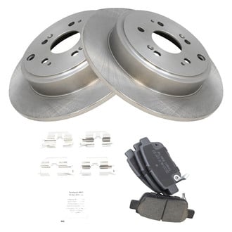 TRQ® - Rear Disc Brake Kit with Ceramic Pads