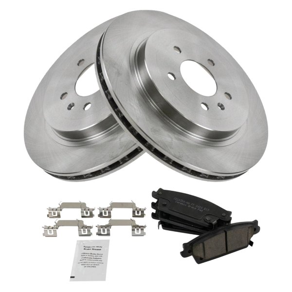 TRQ® - Rear Disc Brake Kit with Ceramic Pads