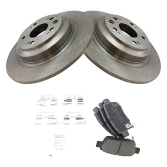 TRQ® - Rear Disc Brake Kit with Ceramic Pads
