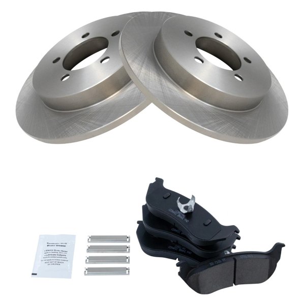 TRQ® - Rear Disc Brake Kit with Ceramic Pads