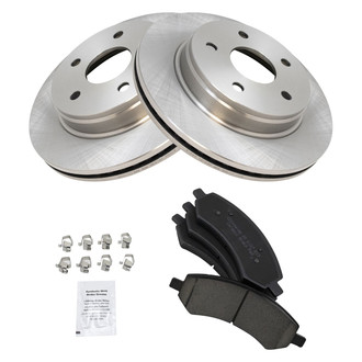 TRQ® - Front Disc Brake Kit with Ceramic Pads