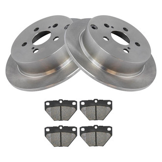 TRQ® - Rear Disc Brake Kit with Ceramic Pads